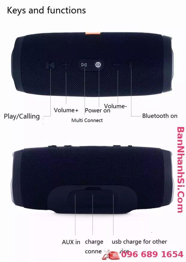 LOA BLUETOOTH CHARGE MINI 3+1