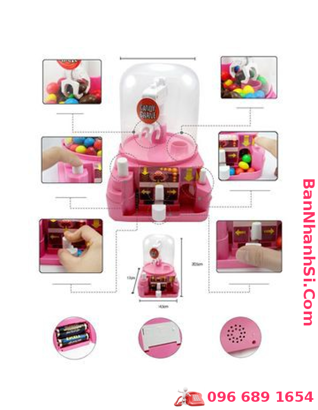 Bộ đồ chơi gắp đồ Gum Crane2