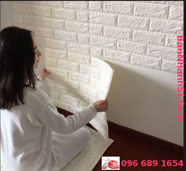 Xốp dán tường 3D giả gạch 70-70cm2